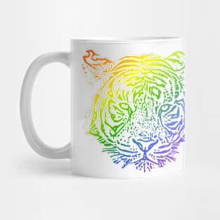 tiger rainbow Mug